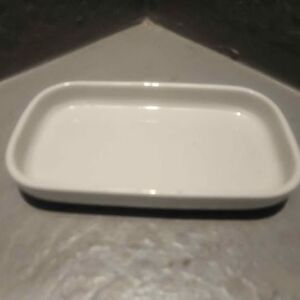 Michael Graves Design Small White Ceramic Serving Dish 4" X 7"